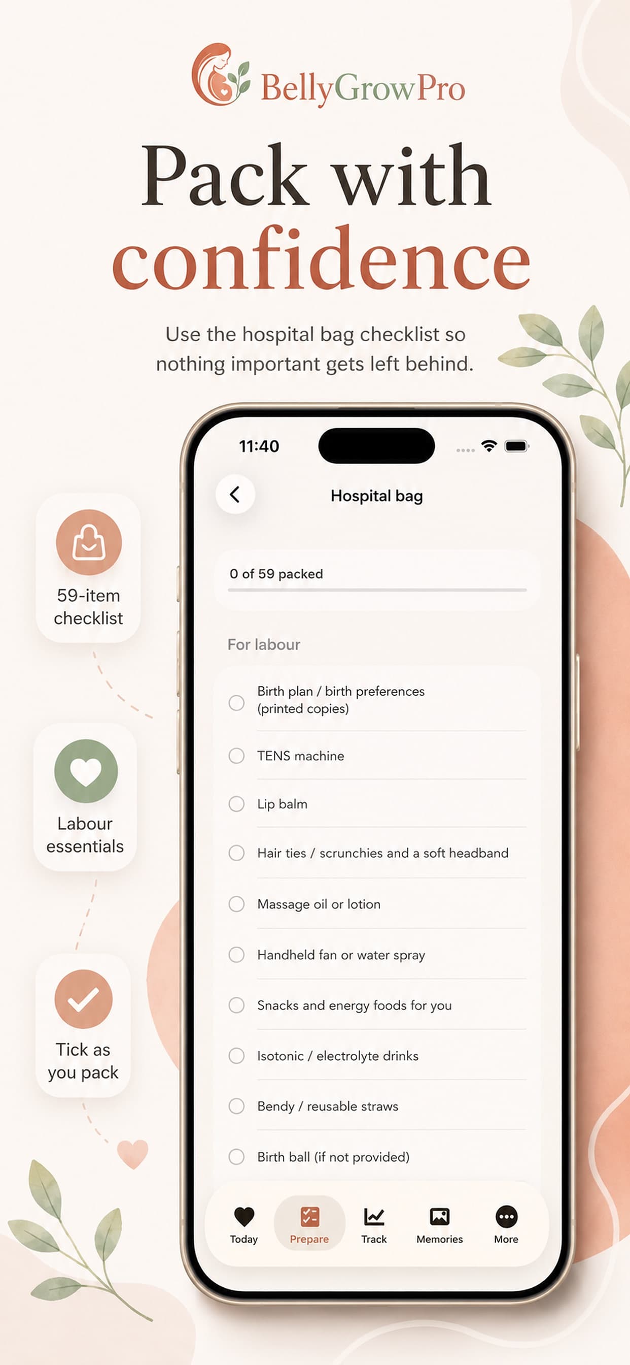 BellyGrowPro screenshot 7